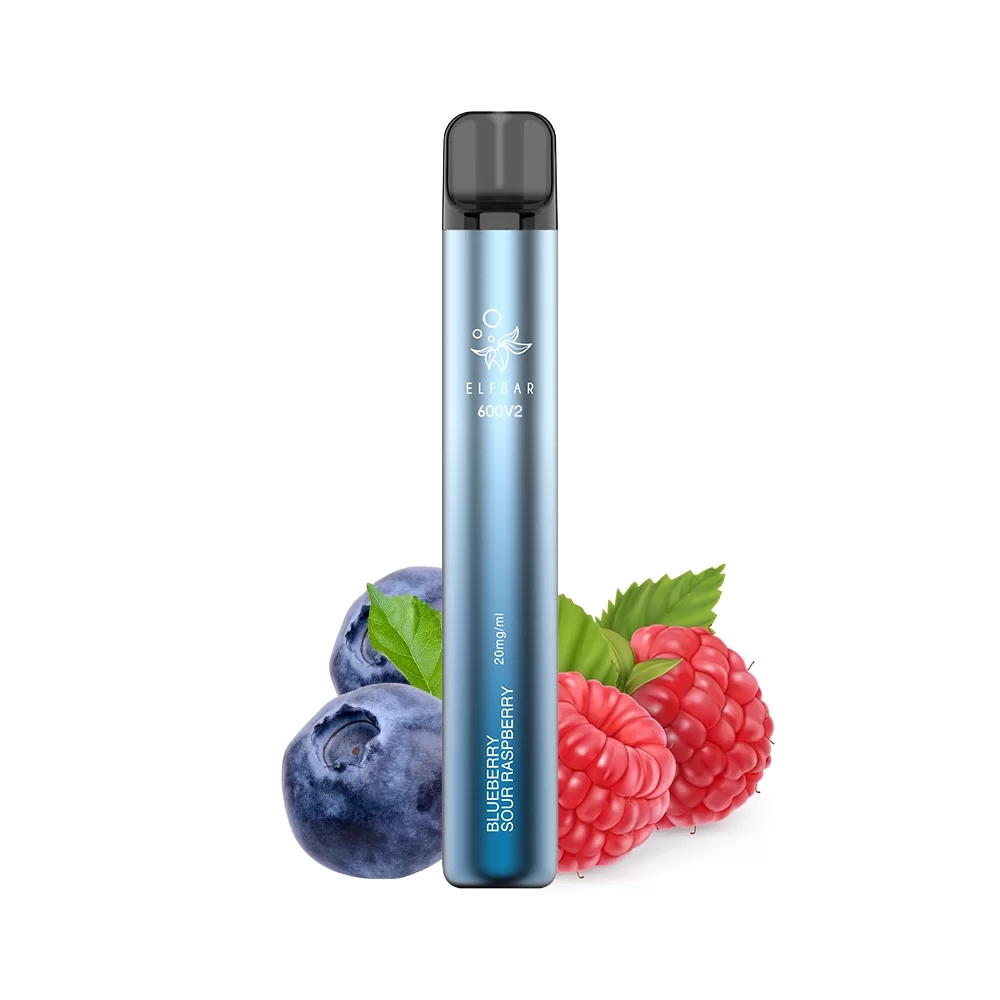 Tigara unica folosinta ELFBAR V2 600 PUFF - Blueberry Sour Raspberry 20mg