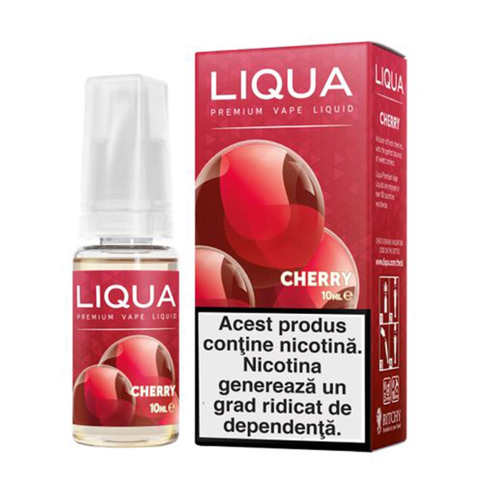 Lichid cu nicotina LIQUA Elements - Cherry - 10ml - 18mg