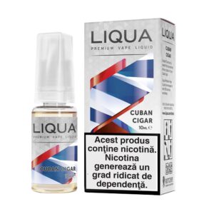 Lichid cu nicotina LIQUA Elements - Cuban Cigar - 10ml - 18mg