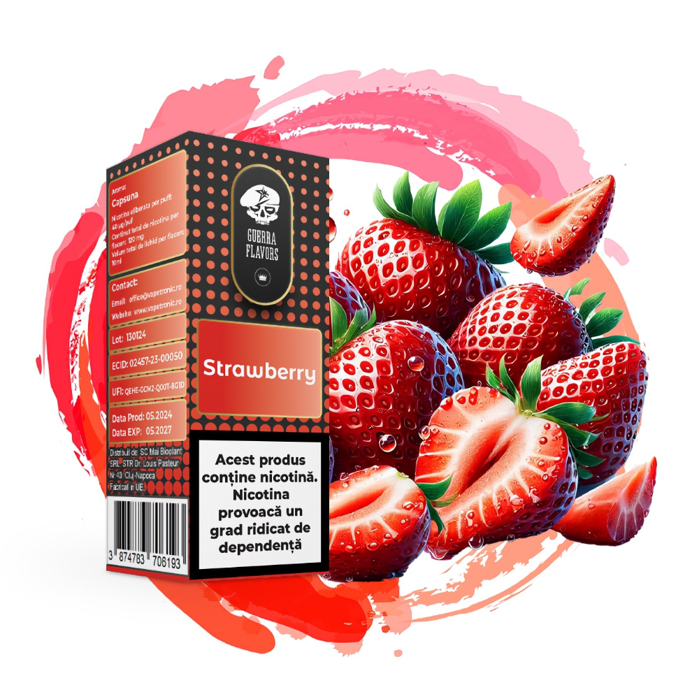 Lichid GuerraLiq TPD Strawberry 18mg 10ml