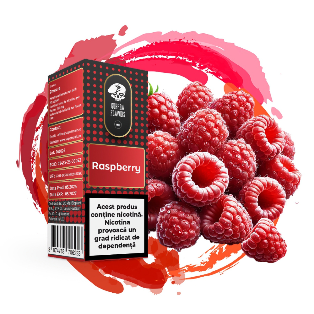 Lichid GuerraLiq TPD Raspberry 18mg 10ml