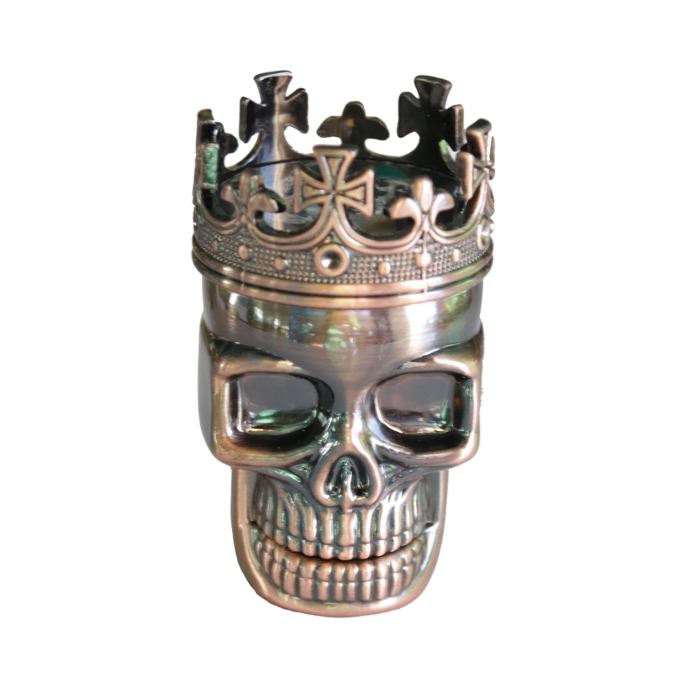 Grinder metalic SKULL Bronz