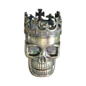 Grinder metalic SKULL Green