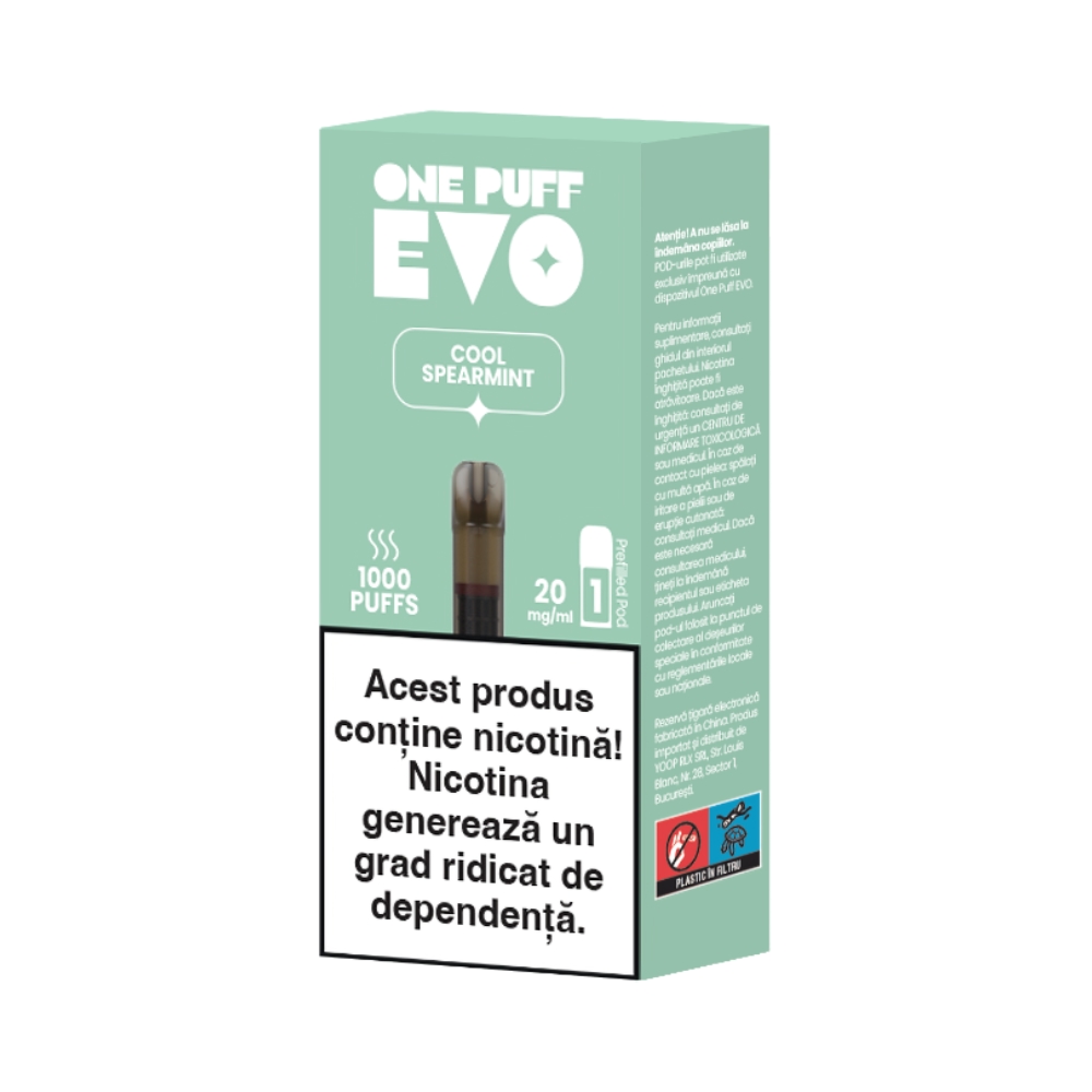 Capsula OnePuff EVO - COOL SPEARMINT 20 MG/ML 1000 Puff