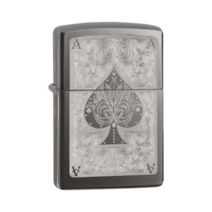 Bricheta Zippo Chrome Black Ace